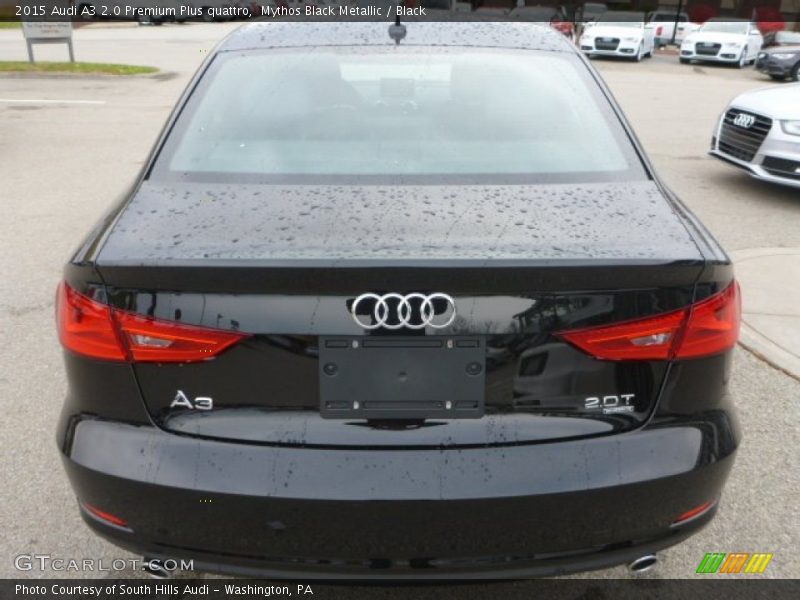 Mythos Black Metallic / Black 2015 Audi A3 2.0 Premium Plus quattro