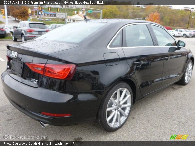 Mythos Black Metallic / Black 2015 Audi A3 2.0 Premium Plus quattro