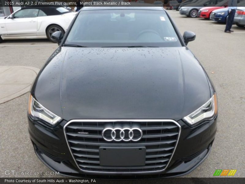 Mythos Black Metallic / Black 2015 Audi A3 2.0 Premium Plus quattro