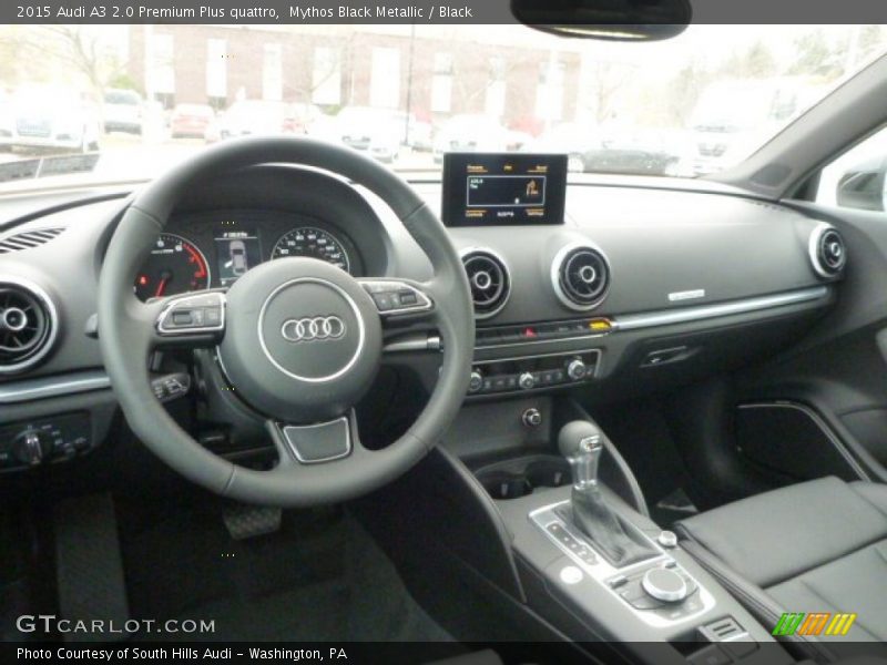 Mythos Black Metallic / Black 2015 Audi A3 2.0 Premium Plus quattro