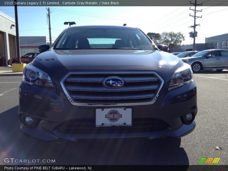 Carbide Gray Metallic / Slate Black 2015 Subaru Legacy 2.5i Limited