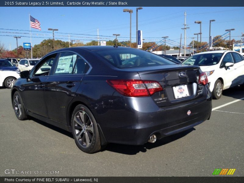 Carbide Gray Metallic / Slate Black 2015 Subaru Legacy 2.5i Limited