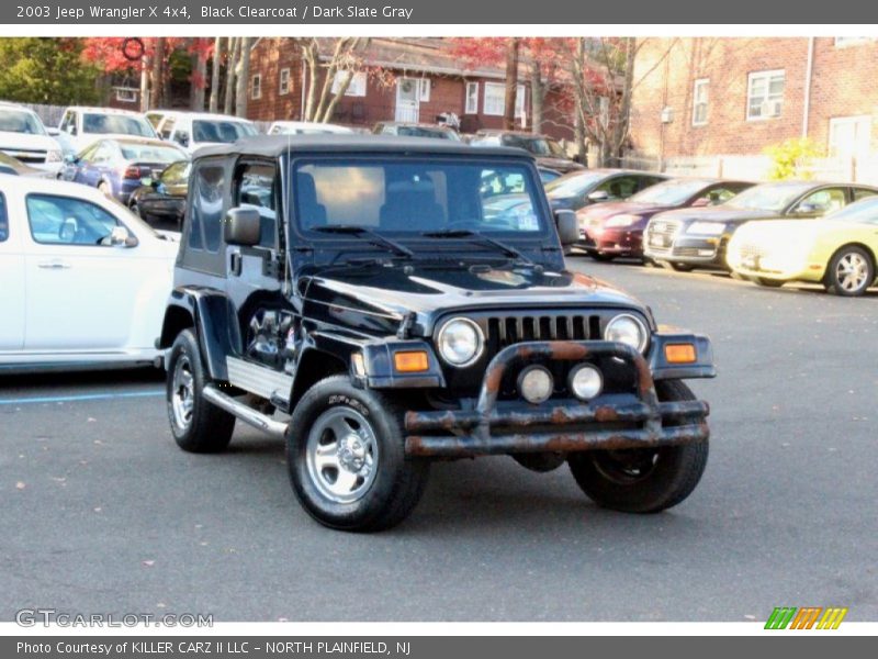 Black Clearcoat / Dark Slate Gray 2003 Jeep Wrangler X 4x4