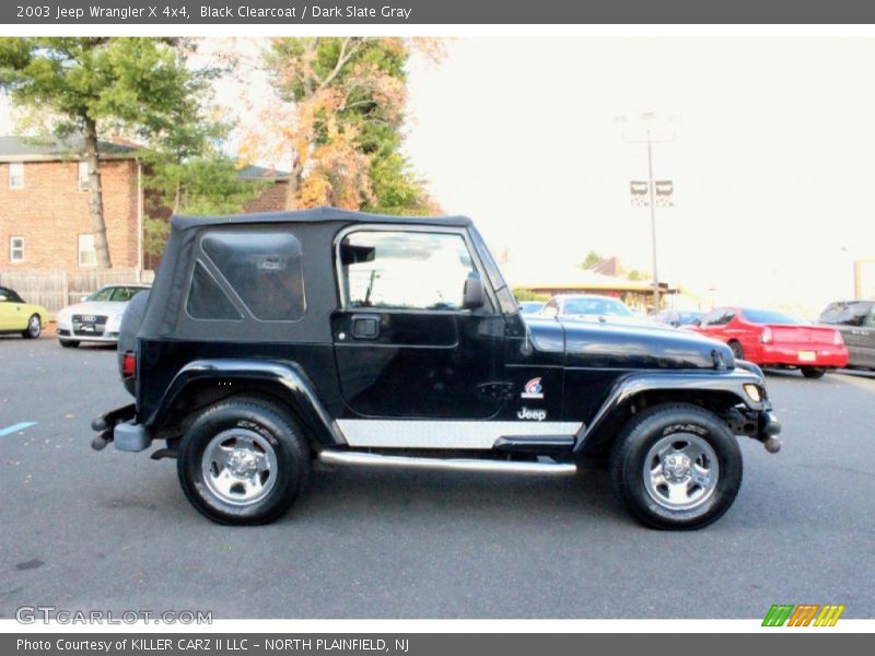 Black Clearcoat / Dark Slate Gray 2003 Jeep Wrangler X 4x4