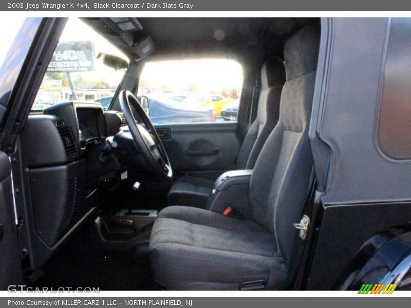 Black Clearcoat / Dark Slate Gray 2003 Jeep Wrangler X 4x4