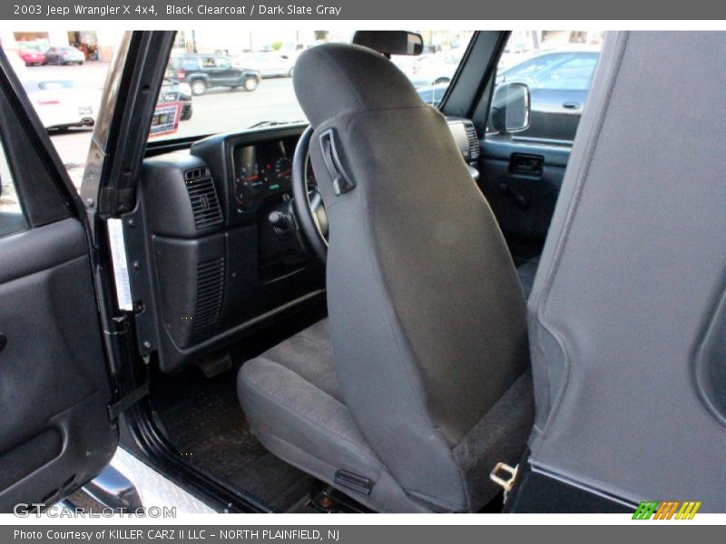 Black Clearcoat / Dark Slate Gray 2003 Jeep Wrangler X 4x4