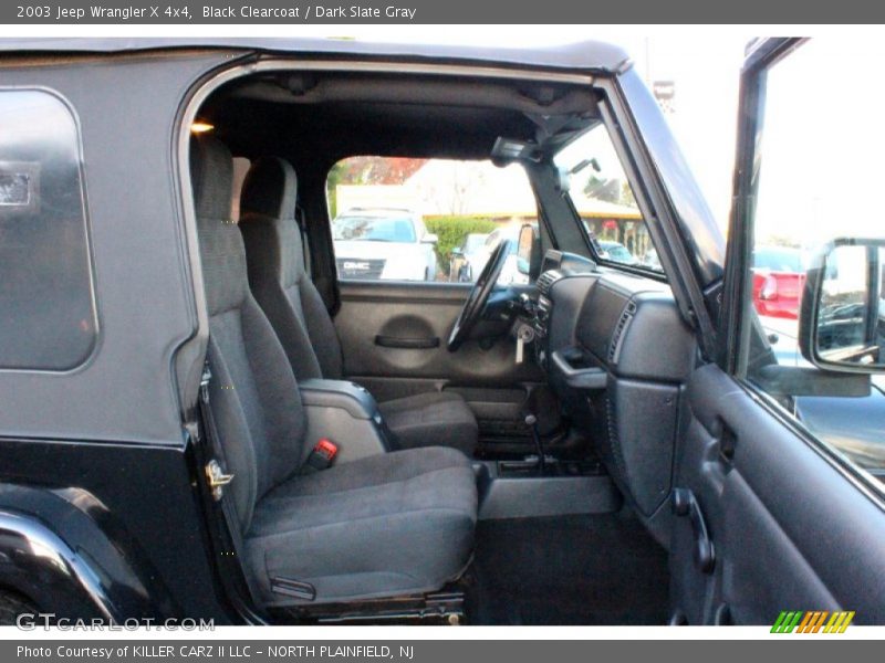 Black Clearcoat / Dark Slate Gray 2003 Jeep Wrangler X 4x4