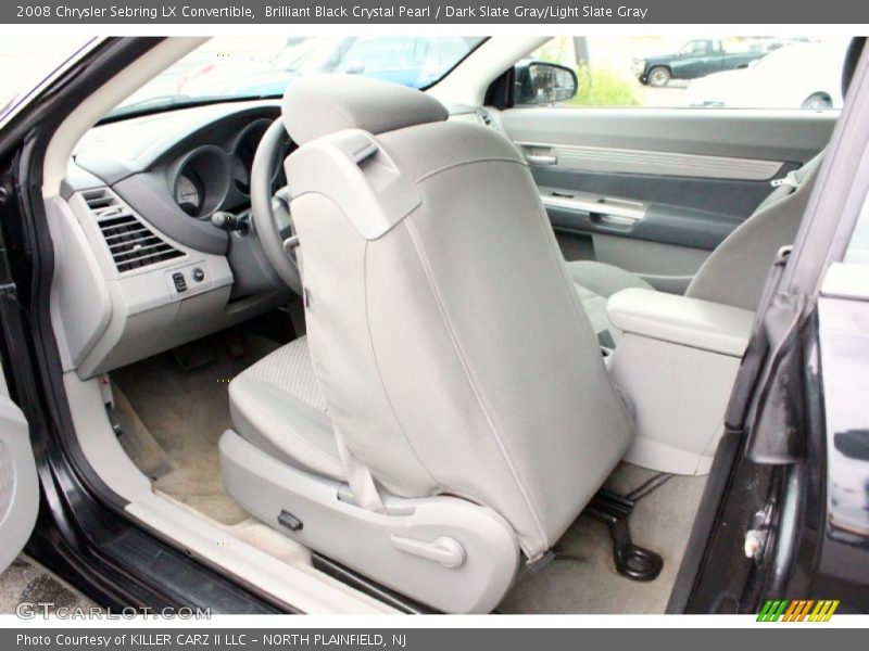 Brilliant Black Crystal Pearl / Dark Slate Gray/Light Slate Gray 2008 Chrysler Sebring LX Convertible