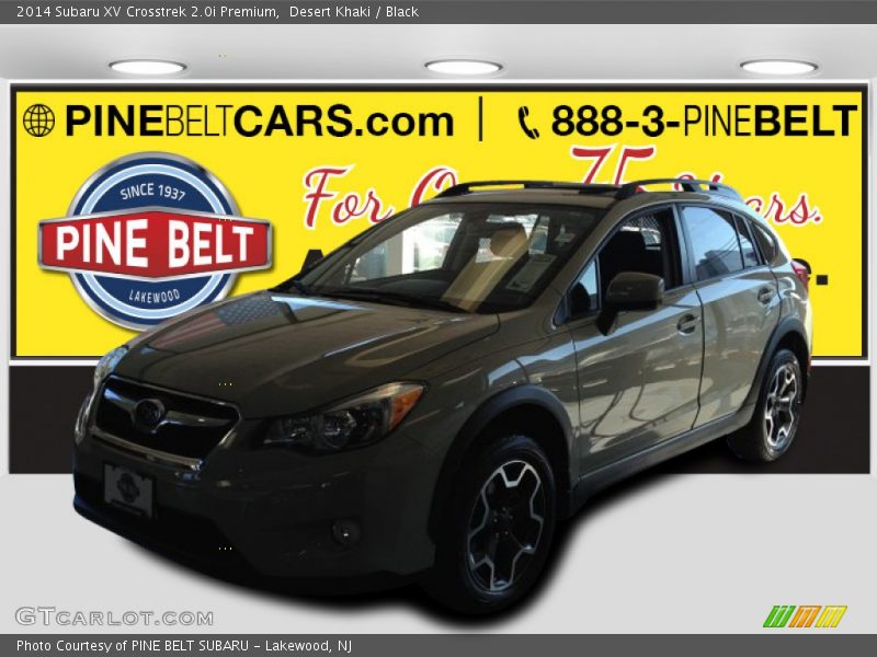 Desert Khaki / Black 2014 Subaru XV Crosstrek 2.0i Premium