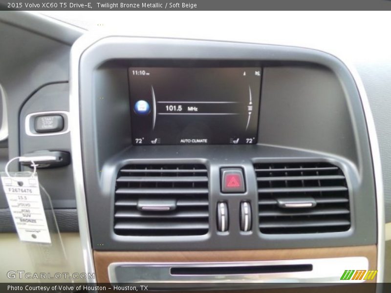Twilight Bronze Metallic / Soft Beige 2015 Volvo XC60 T5 Drive-E