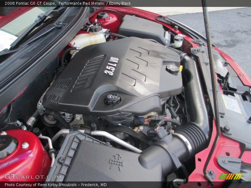 Performance Red Metallic / Ebony Black 2008 Pontiac G6 GT Coupe
