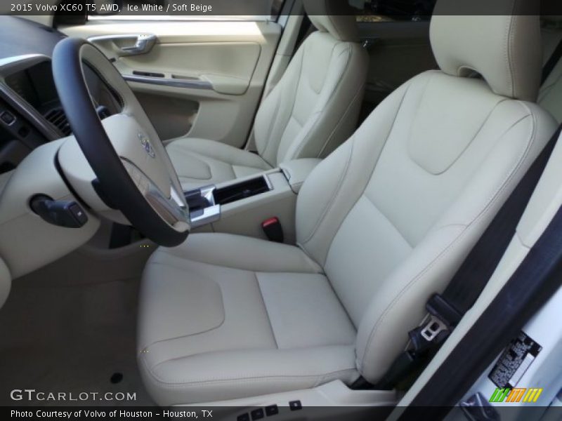 Ice White / Soft Beige 2015 Volvo XC60 T5 AWD