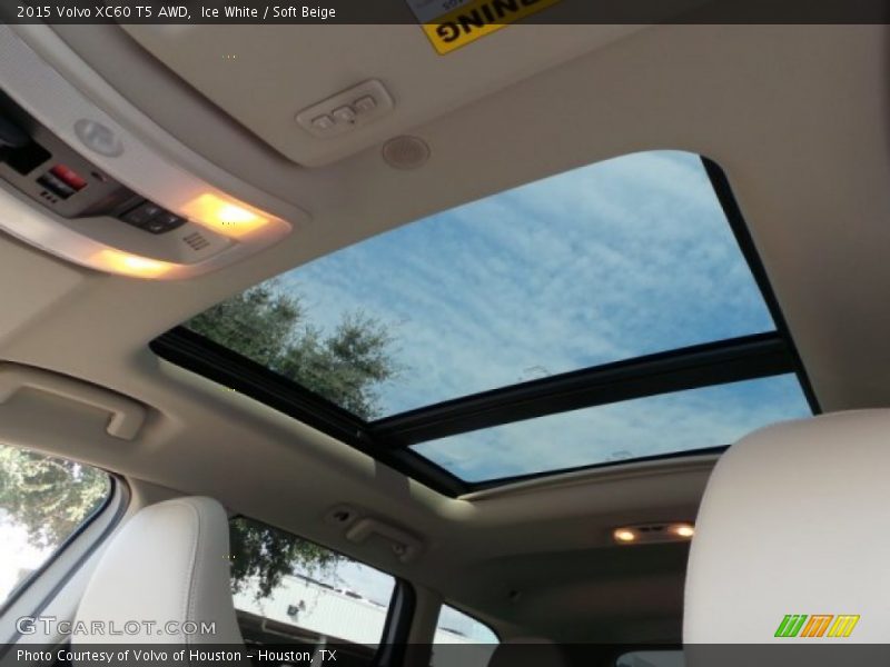 Ice White / Soft Beige 2015 Volvo XC60 T5 AWD