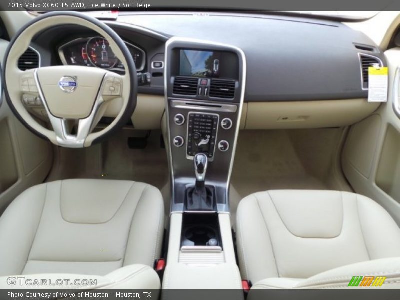 Ice White / Soft Beige 2015 Volvo XC60 T5 AWD