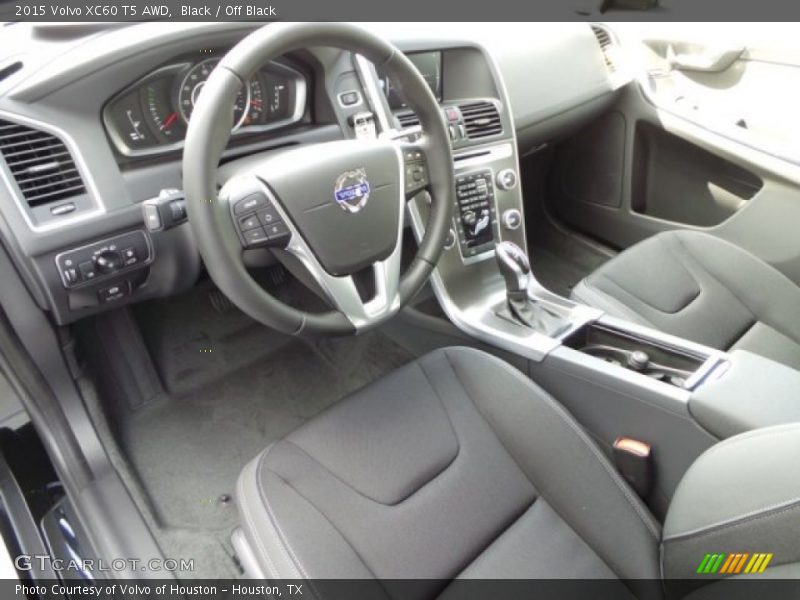 Black / Off Black 2015 Volvo XC60 T5 AWD