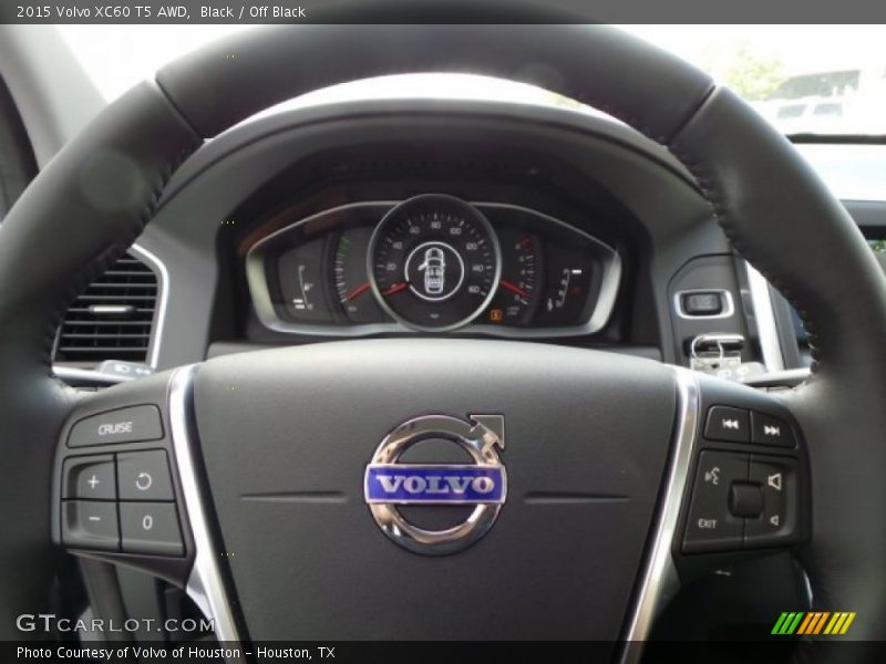 Black / Off Black 2015 Volvo XC60 T5 AWD