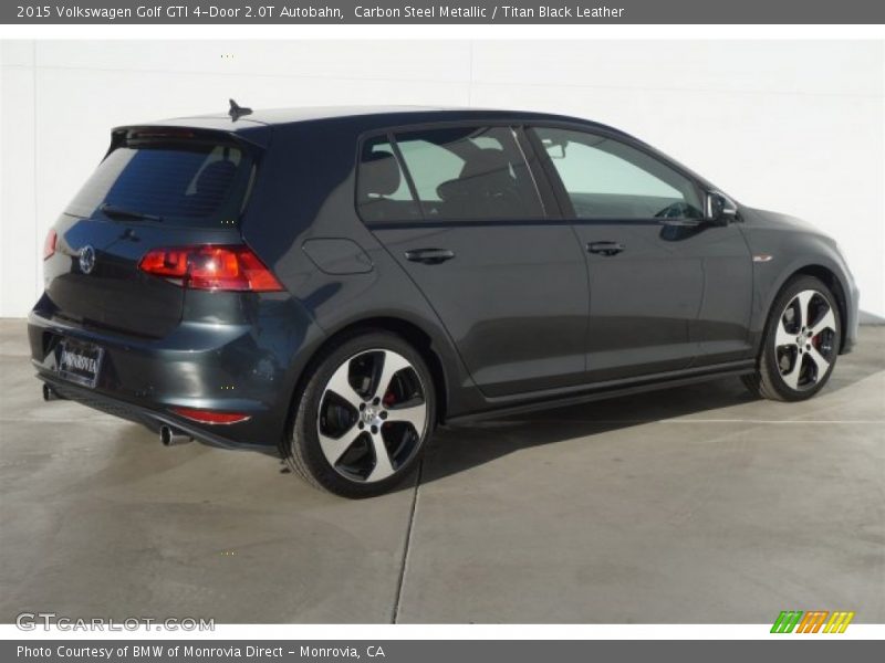 Carbon Steel Metallic / Titan Black Leather 2015 Volkswagen Golf GTI 4-Door 2.0T Autobahn