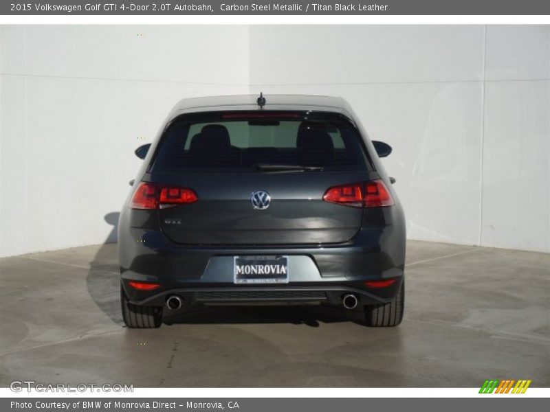 Carbon Steel Metallic / Titan Black Leather 2015 Volkswagen Golf GTI 4-Door 2.0T Autobahn