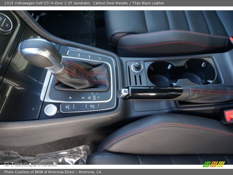 Carbon Steel Metallic / Titan Black Leather 2015 Volkswagen Golf GTI 4-Door 2.0T Autobahn