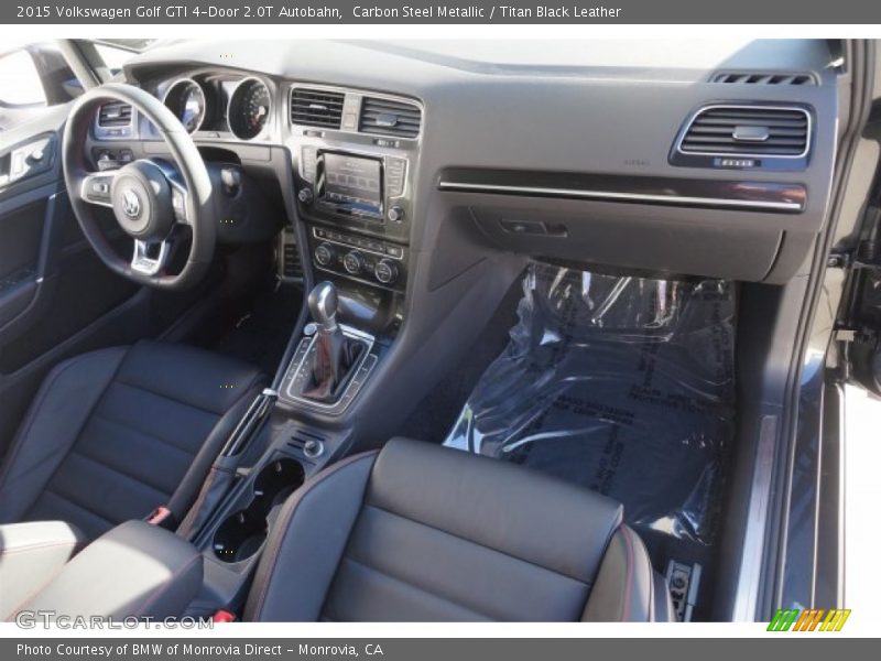 Carbon Steel Metallic / Titan Black Leather 2015 Volkswagen Golf GTI 4-Door 2.0T Autobahn