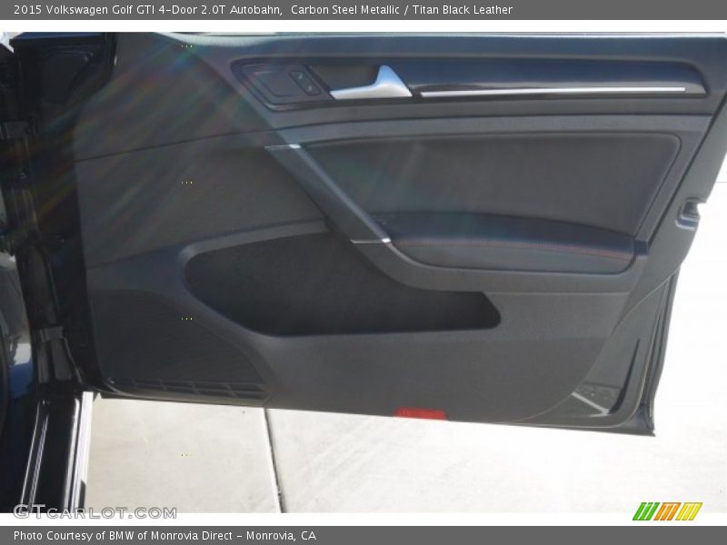Carbon Steel Metallic / Titan Black Leather 2015 Volkswagen Golf GTI 4-Door 2.0T Autobahn