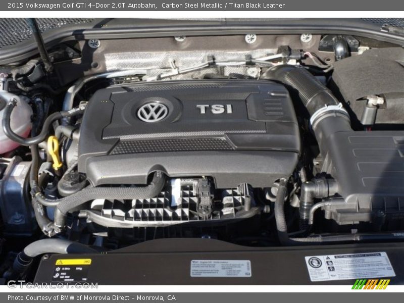 Carbon Steel Metallic / Titan Black Leather 2015 Volkswagen Golf GTI 4-Door 2.0T Autobahn