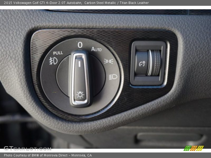 Carbon Steel Metallic / Titan Black Leather 2015 Volkswagen Golf GTI 4-Door 2.0T Autobahn