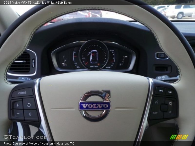 Ice White / Soft Beige 2015 Volvo V60 T5 AWD