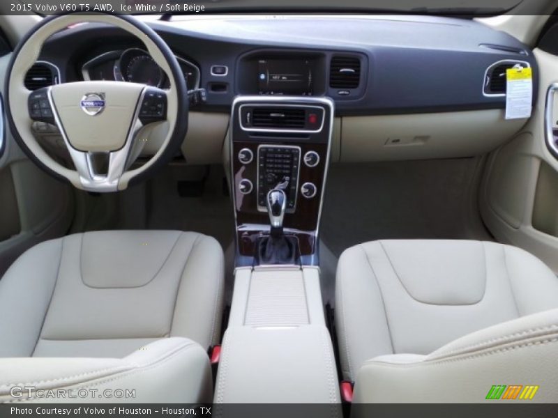 Ice White / Soft Beige 2015 Volvo V60 T5 AWD