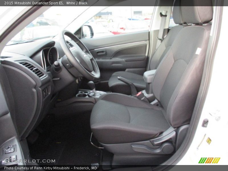 White / Black 2015 Mitsubishi Outlander Sport ES