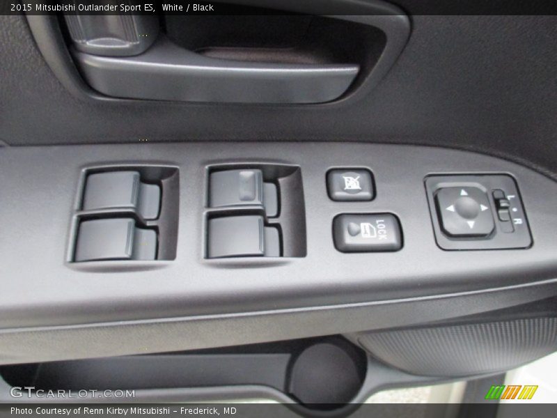 White / Black 2015 Mitsubishi Outlander Sport ES