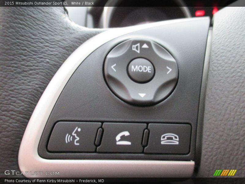 White / Black 2015 Mitsubishi Outlander Sport ES