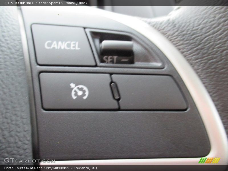 White / Black 2015 Mitsubishi Outlander Sport ES