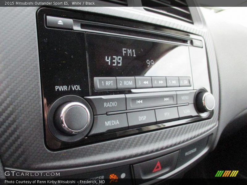 White / Black 2015 Mitsubishi Outlander Sport ES