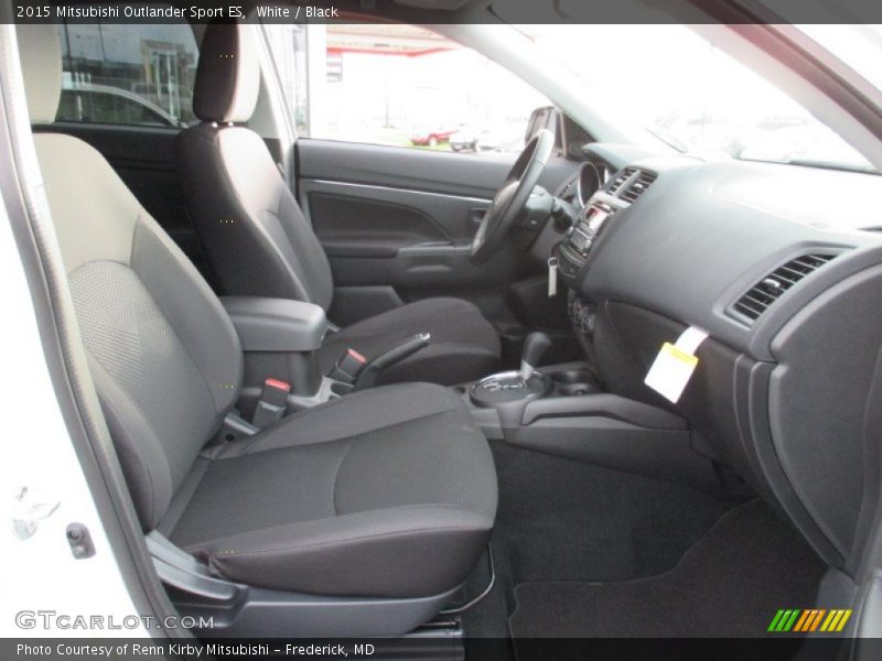 White / Black 2015 Mitsubishi Outlander Sport ES