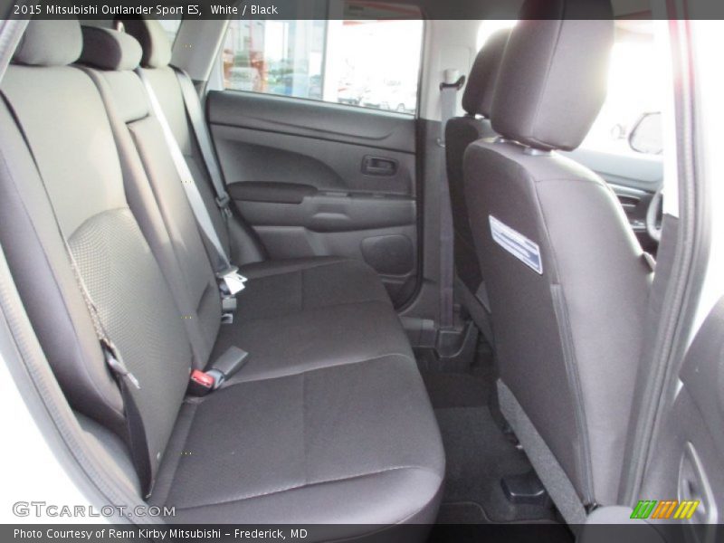 White / Black 2015 Mitsubishi Outlander Sport ES