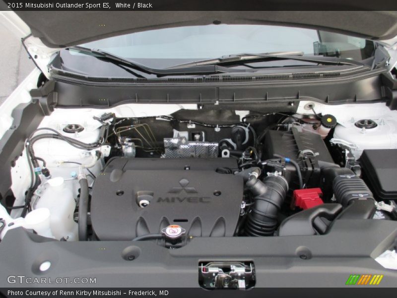White / Black 2015 Mitsubishi Outlander Sport ES