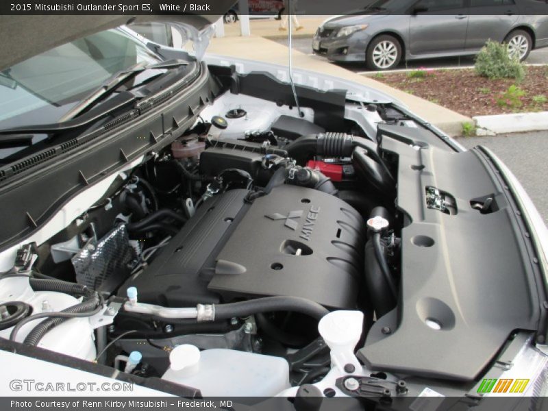 White / Black 2015 Mitsubishi Outlander Sport ES