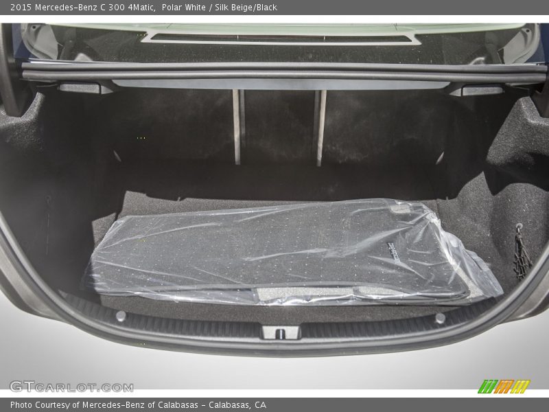 Polar White / Silk Beige/Black 2015 Mercedes-Benz C 300 4Matic