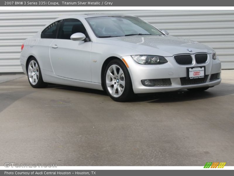 Titanium Silver Metallic / Grey 2007 BMW 3 Series 335i Coupe