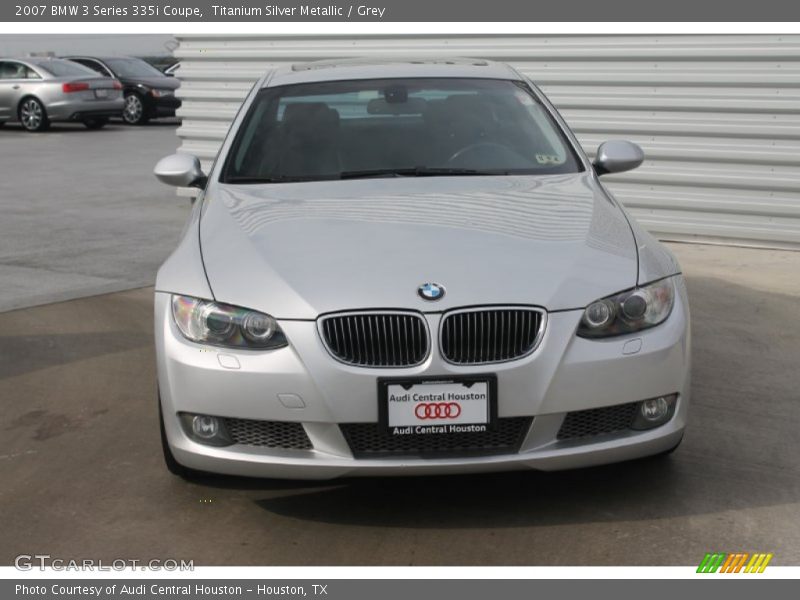 Titanium Silver Metallic / Grey 2007 BMW 3 Series 335i Coupe