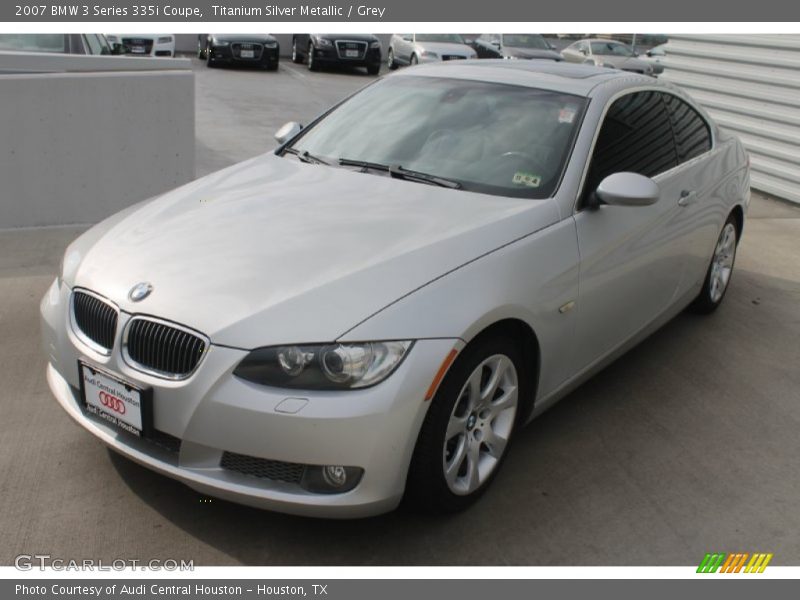 Titanium Silver Metallic / Grey 2007 BMW 3 Series 335i Coupe