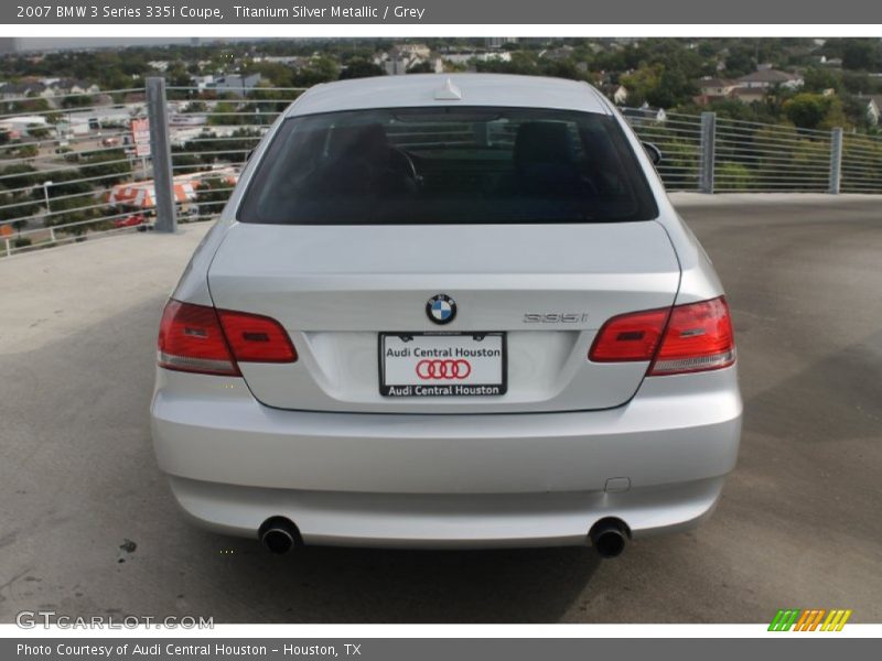 Titanium Silver Metallic / Grey 2007 BMW 3 Series 335i Coupe