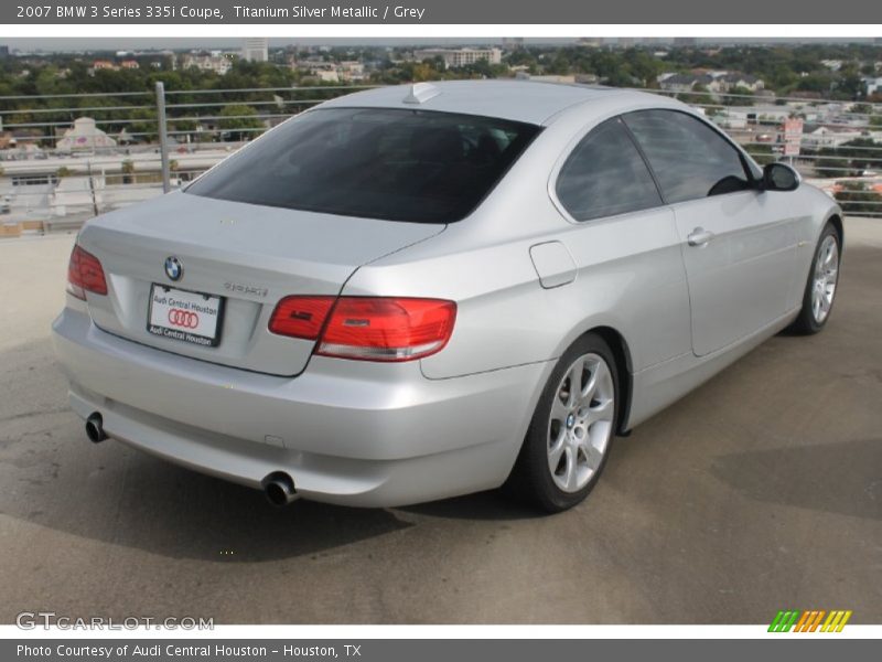 Titanium Silver Metallic / Grey 2007 BMW 3 Series 335i Coupe