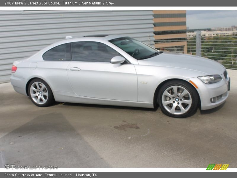 Titanium Silver Metallic / Grey 2007 BMW 3 Series 335i Coupe
