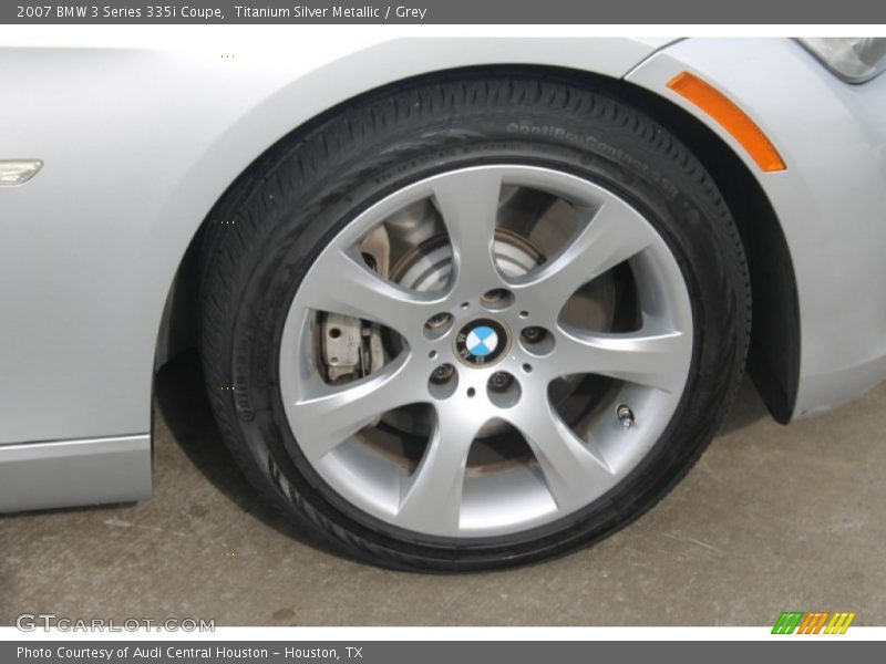 Titanium Silver Metallic / Grey 2007 BMW 3 Series 335i Coupe