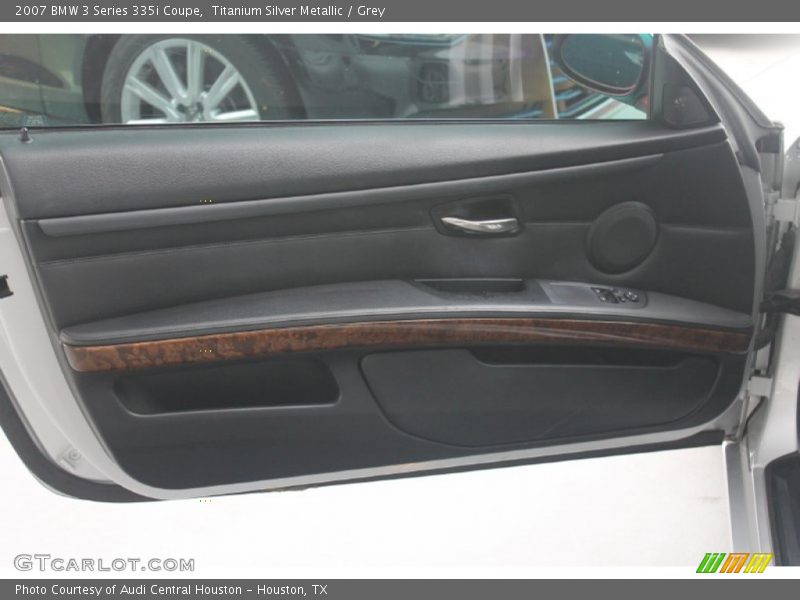 Titanium Silver Metallic / Grey 2007 BMW 3 Series 335i Coupe