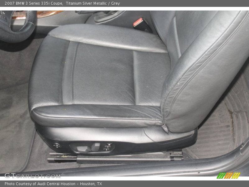 Titanium Silver Metallic / Grey 2007 BMW 3 Series 335i Coupe