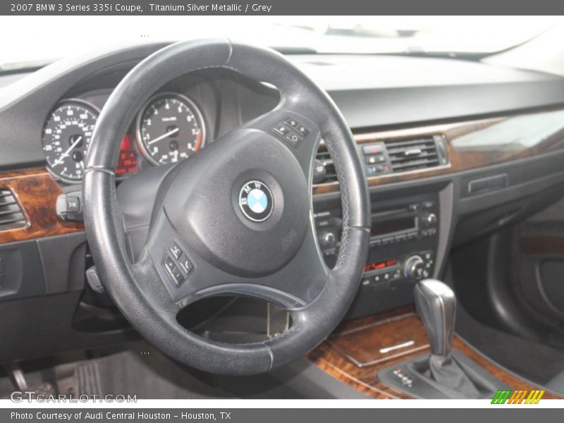Titanium Silver Metallic / Grey 2007 BMW 3 Series 335i Coupe
