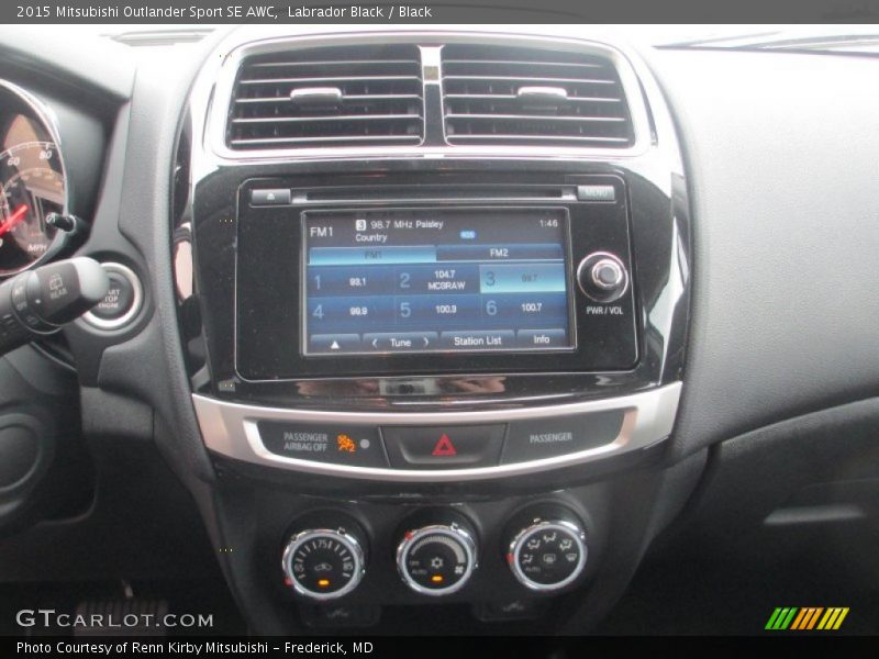 Labrador Black / Black 2015 Mitsubishi Outlander Sport SE AWC